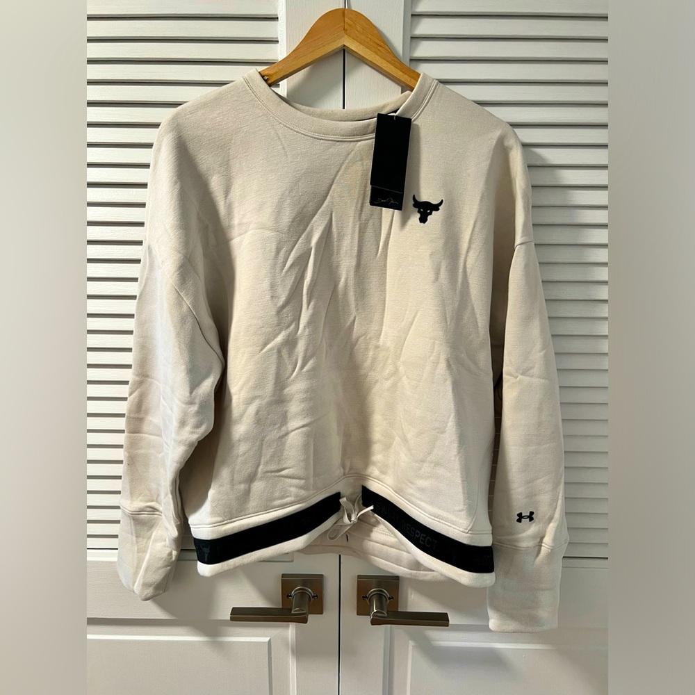 Beige Under Armour Crewneck